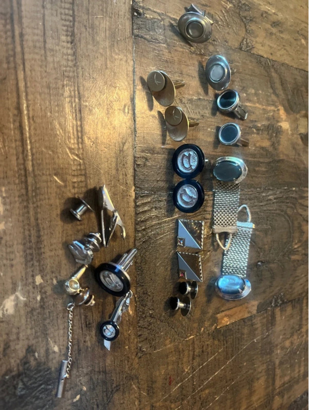 Vintage Men's Cufflink Lot - 7 Complete Pairs & 6 Single Pieces